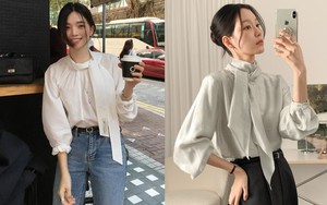 Sự trở lại của một mẫu áo công sở: Mặc lên sang chảnh cả set đồ, sang tới mùa thu mặc vẫn đẹp