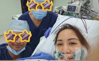 Lộ ảnh hiếm hoi của Khánh Thi trong bệnh viện, xuống sắc khó nhận ra, chính chủ xem lại còn thấy "sợ"