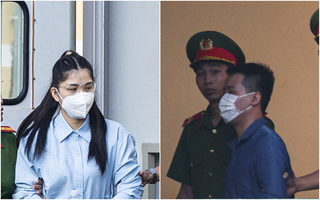 Hằng Du Mục và Quang Linh Vlogs tại tòa sáng nay, người thân xuất hiện từ sớm