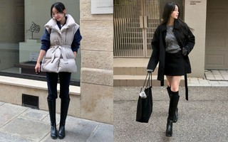 4 công thức diện đồ mùa đông kéo chân dài "miên man"