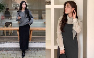 5 cách diện váy mùa đông đơn giản mà đẹp lung linh