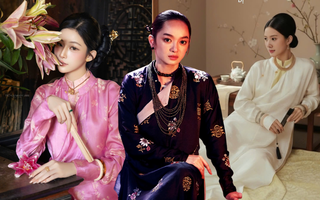 Gạt đi kiểu áo “thị phi”, nhiều local brand vẫn tinh tế tái hiện áo dài Ngũ thân cảm hứng từ "Người vợ cuối cùng"