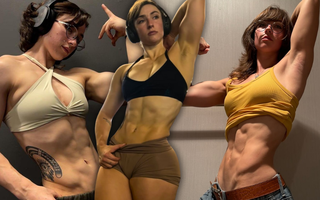 Cô gái mặt xinh như thiên thần nhưng nhìn bắp tay cuồn cuộn, body 6 múi săn chắc thì tất cả ngỡ ngàng