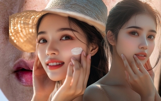 Nhiều chị em thoa kem chống nắng kiểu này dù ở mặt hay toàn thân, bảo sao da đen nhẻm, nhăn sâu vào mùa hè