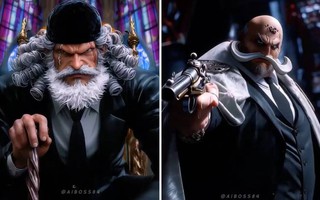 Ngũ Lão Tinh One Piece phiên bản "người thật" của AI khiến fan kinh ngạc vì quá giống