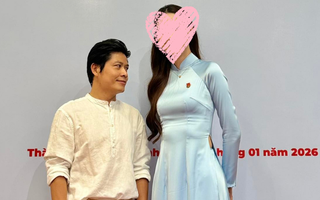 Khung hình gây náo loạn đầu năm của Hoa hậu cao nhất Việt Nam và nhạc sĩ Nguyễn Văn Chung