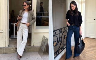 Top 3 mẫu quần jeans trong tủ đồ của phụ nữ Pháp: Toàn kiểu kinh điển, mix càng đơn giản càng đẹp