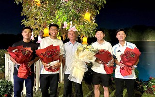 Dàn cầu thủ U23 Việt Nam vừa trở về đã làm một việc rất đáng khen ngợi