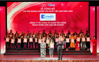 Mcredit ghi danh TOP 500 doanh nghiệp lớn nhất Việt Nam 2025