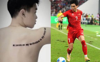 Hé lộ hình xăm ý nghĩa trên lưng Đình Bắc, đây là động lực giúp ngôi sao U23 Việt Nam vượt khó và toả sáng