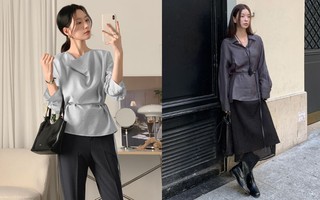 Mẫu áo đang "hot" khủng khiếp: Cứ mặc là dáng thon thả hơn, chuẩn thanh lịch từ công sở ra phố