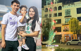 "Vuýp" nhất đêm Giao thừa: Tuyển thủ Việt Nam khoe biệt thự chục tỷ mới tậu, quà tết là con gái mới chào đời