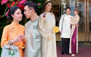 Áo dài Tết 2026 của sao Việt: Toàn thiết kế local brand xinh như mộng, càng ngắm càng say đắm