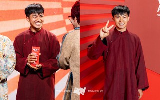 Lê Tuấn Khang tại WeChoice Awards 2025 đi đến đâu ai cũng nhận ra, thật thà dễ thương như những clip triệu view