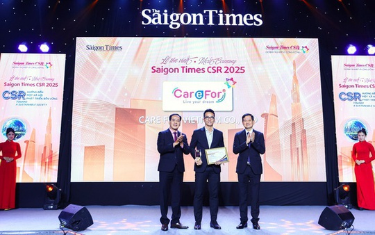 Care For Việt Nam được vinh danh tại chương trình Saigon Times CSR năm thứ hai liên tiếp