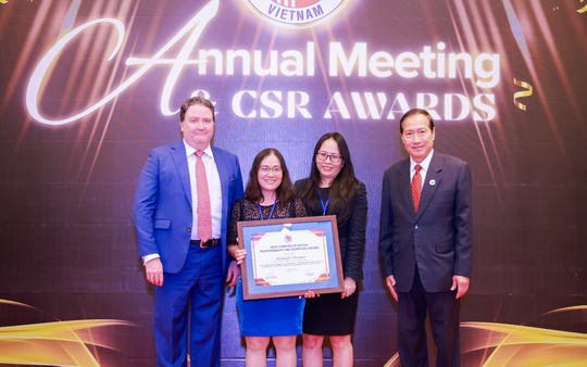 Herbalife Việt Nam được trao giải thưởng Trách Nhiệm Xã Hội Doanh Nghiệp của AmCham lần thứ 8 liên tiếp