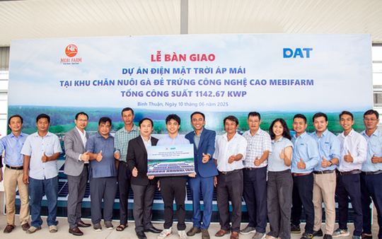 Trang trại sạch ứng dụng điện mặt trời, đẩy mạnh phát triển nông nghiệp bền vững