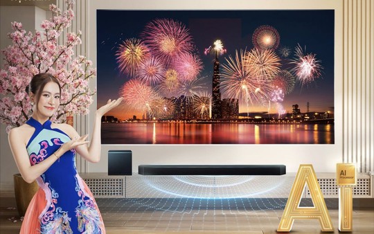 Tết lớn sum vầy, tận hưởng từng khoảnh khắc đỉnh cao cùng Samsung AI TV