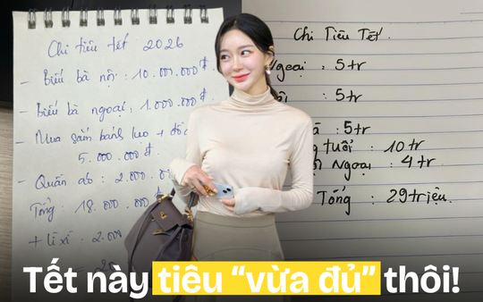 Tết này chỉ dám tiêu 30 triệu