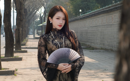 "Chốt hạ" cuối năm bằng bộ ảnh áo dài, MC Linh Nắng khiến triệu anh em game thủ mê mệt