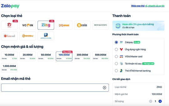 Giải pháp mua thẻ game online uy tín, tiện lợi cho game thủ hiện đại từ Zalopay