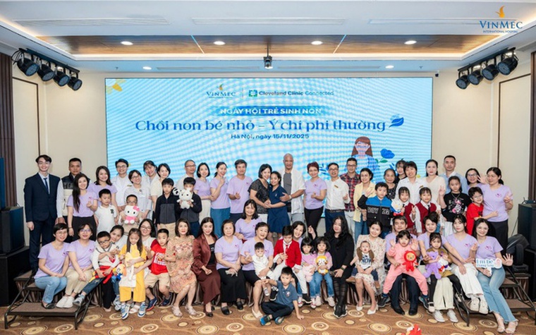 Cuộc hội ngộ của những “chiến binh nhí sinh non” dũng cảm từng nặng chỉ 600 gram