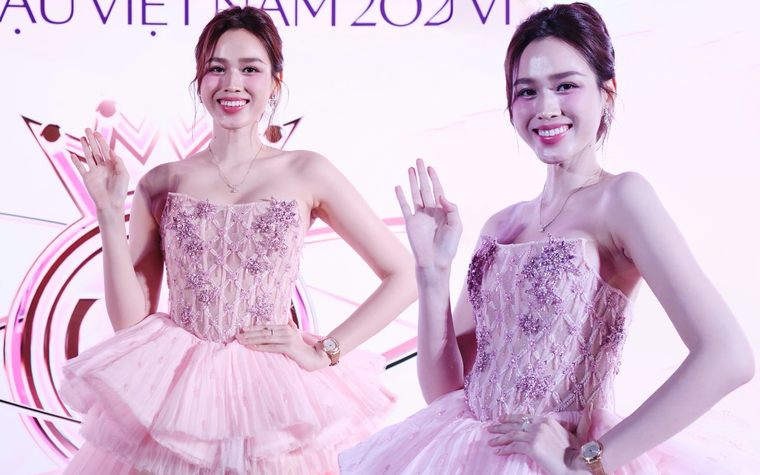 Dàn hậu hội ngộ thảm đỏ Chung kết HHVN 2024, Đỗ Hà lộng lẫy ra dáng "dâu hào môn" giữa sân khấu sông Hương