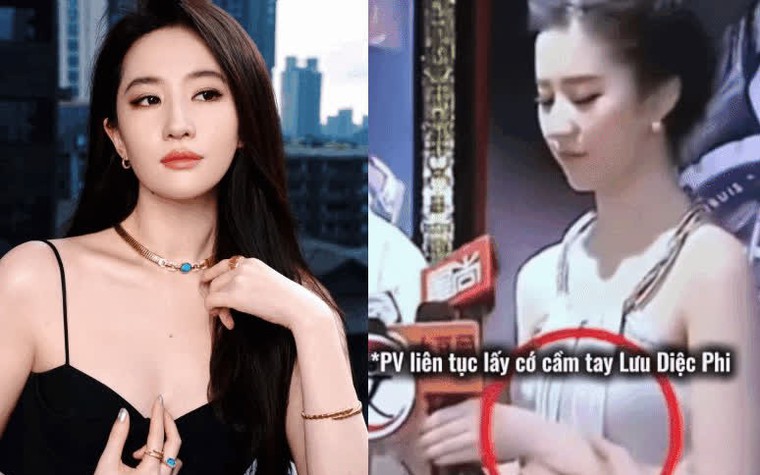 Lưu Diệc Phi lộ nhân cách thật khi bị phóng viên sàm sỡ giữa họp báo