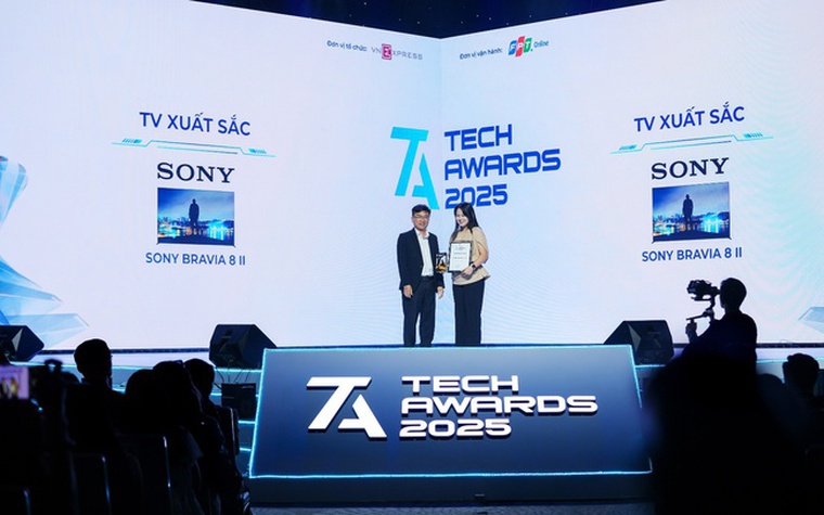 SONY BRAVIA 8 II được vinh danh “TV Xuất Sắc” tại Tech Awards 2025