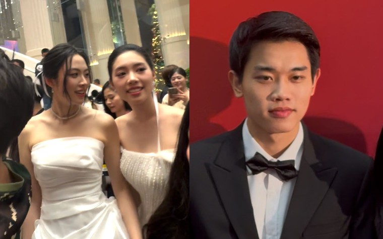 Á hậu cũng mê Đình Bắc như thường, hoá fan girl khi hotboy U23 Việt Nam diện vest bảnh bao khoe visual phát sáng