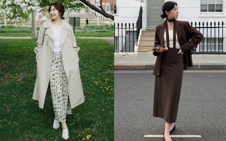 Có thể khẳng định, đây là 5 mẫu áo khoác đẹp nhất để mặc với chân váy