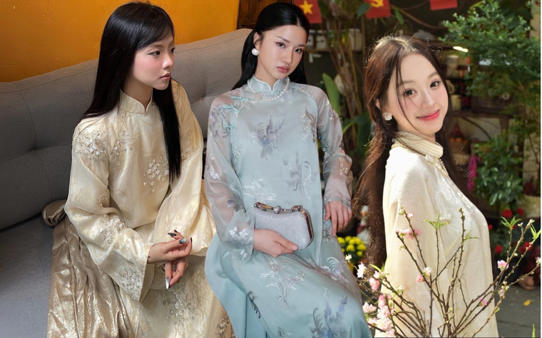 Hết Tết, đại hội thanh lý áo dài trỗi dậy