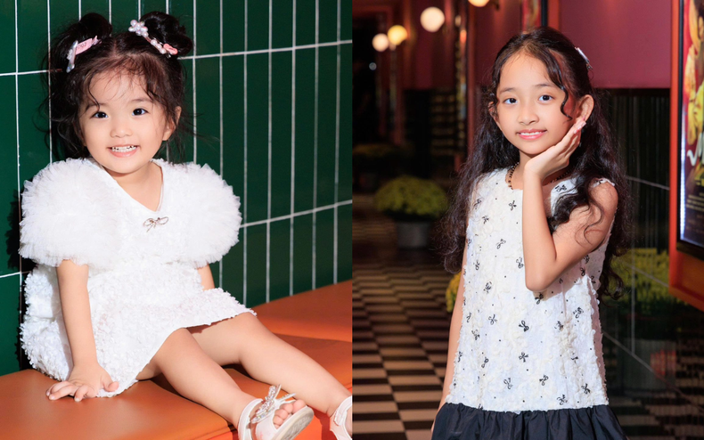 Anna và Lisa nhà Khánh Thi - Phan Hiển cứ xuất hiện là viral khắp cõi mạng: Nhan sắc chuẩn "tiểu mỹ nhân" tương lai